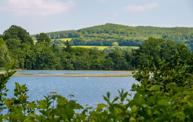 Scenic river and lake landscape in Tipperary